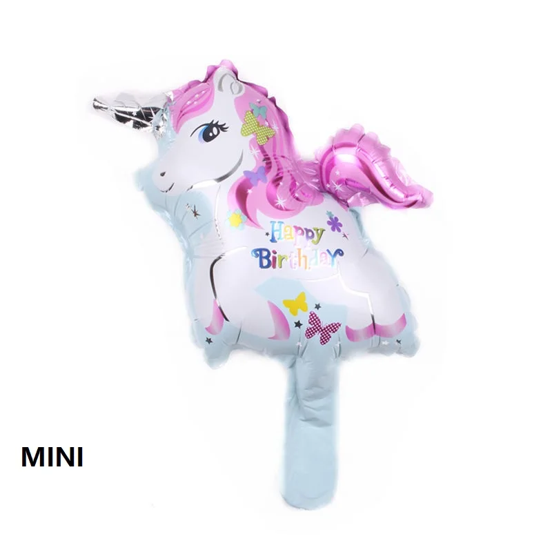 thumbnail image 2 of Toyland® 38\" BLUE Rainbow Unicorn Cat Foil Balloon - Party Decorations (CS94) 2 of 13