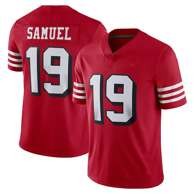 サンフランシスコ・49ers ユニフォーム 19 サミュエル　Lサイス Wholesale San Francisco 49ers American Football Jerseys