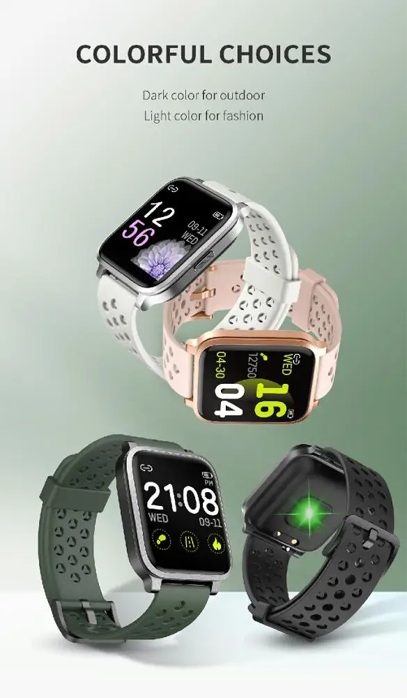 CE Rohs Touch Screen Sleep tracker IP68 Waterproof Swimming Sport Smart Watch for Women