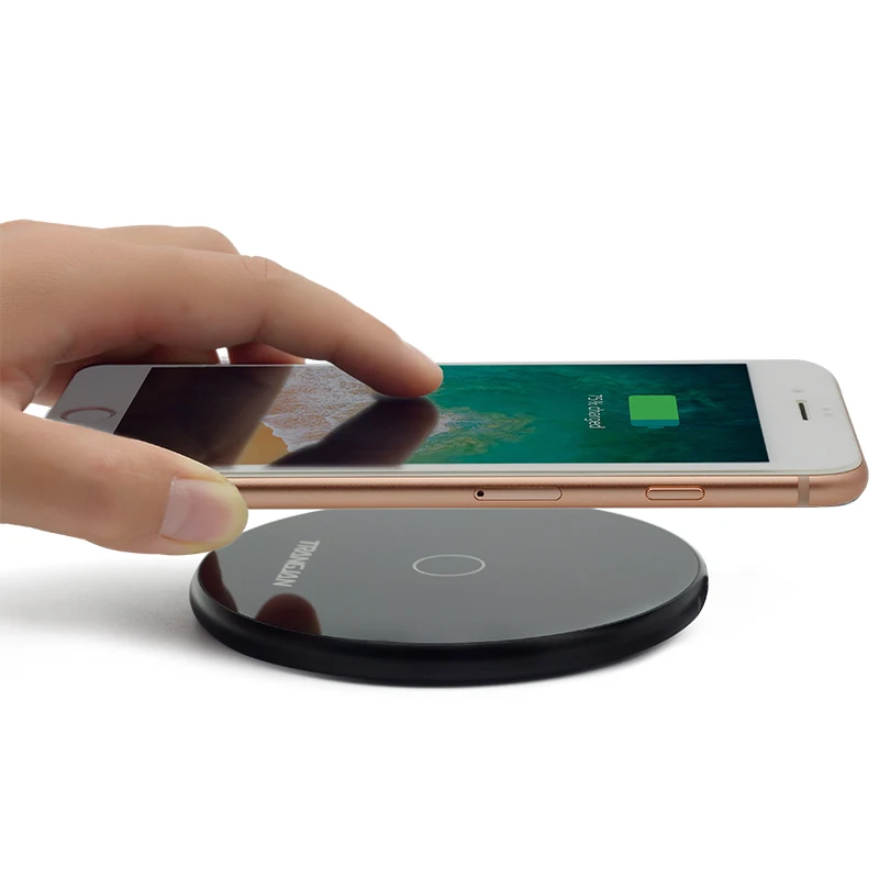 Портативное зарядное устройство для мобильного телефона Qi Беспроводное 10 Вт Быстрое беспроводное