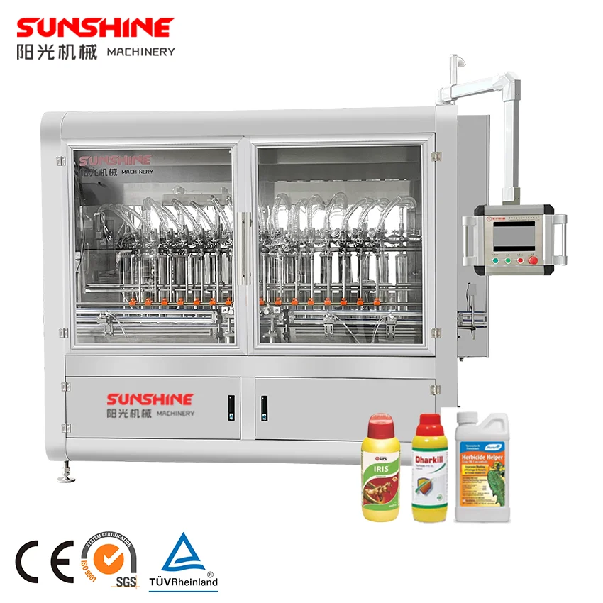Automatic Cleaner Clinging Gel Deodorizer Chlorine Destaining Concentrate Rinse Additive Washing Solvent Bottle Filling Machine