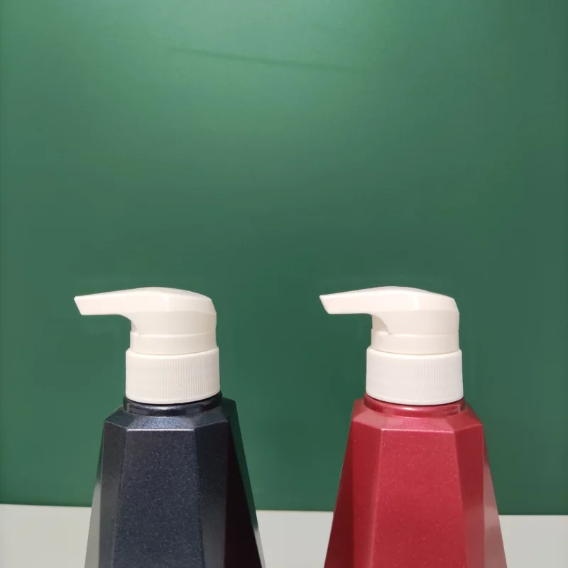 15oz Unique Shape Shampoo Shower Gel Bottle PET Plastic Bottle Lotion Bottle Plastic Packaging