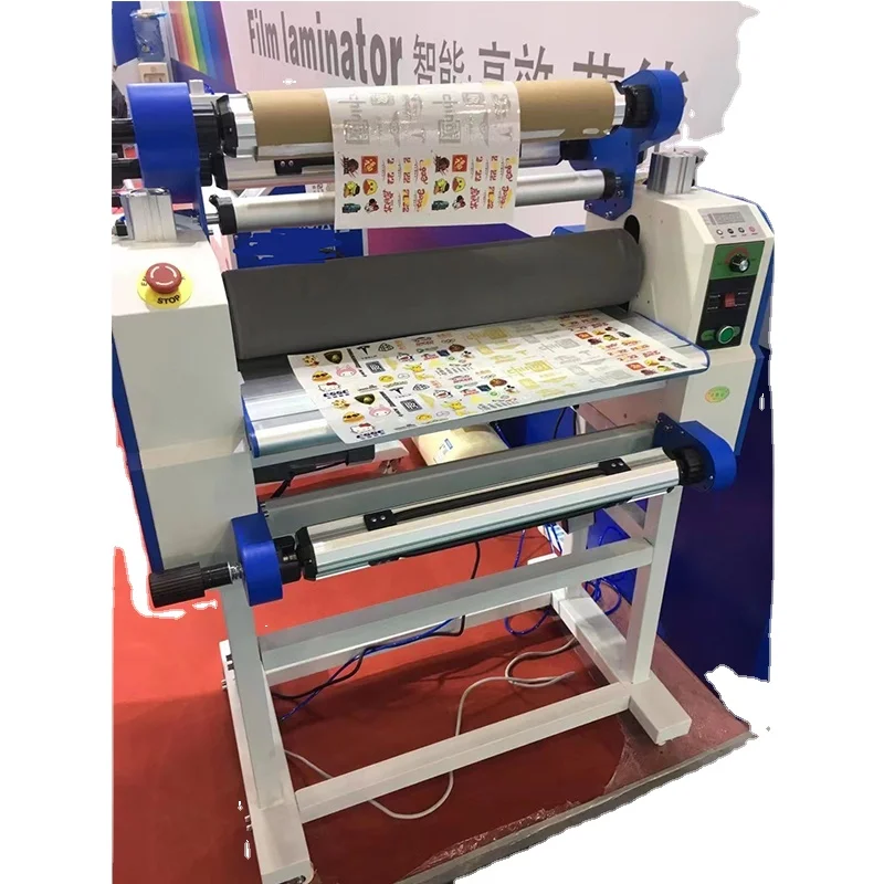 Manual 650mm Warm and Cold Laminator Heavy Duty  Laminating Machine Crystal Label Special Laminating Machine