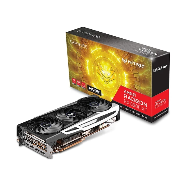 中古ホットRadeon 6900 xtビデオカード16GBGDDR6256ビットrx6900xt