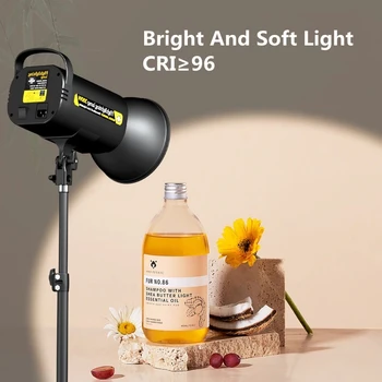 300W LED Video Light 5700K Continuous Dimmable Photography Lamp Photo Studio Daylight Lighting for Camera Softbox Bowens Mount detail image
