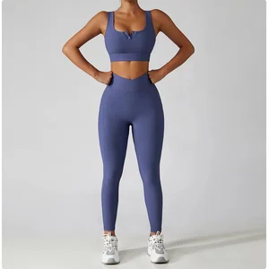 High Waisted Women Sportswear High Elastic Gym Tights Wholesale Running Wear Yoga Suit Sport Wear Fitness Yoga Wear