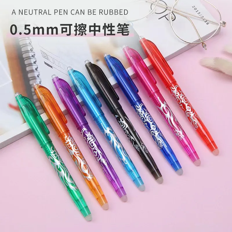 Erasable Gel Pen And Refills Set,Include Total 2 Pens And 50 Refills,0