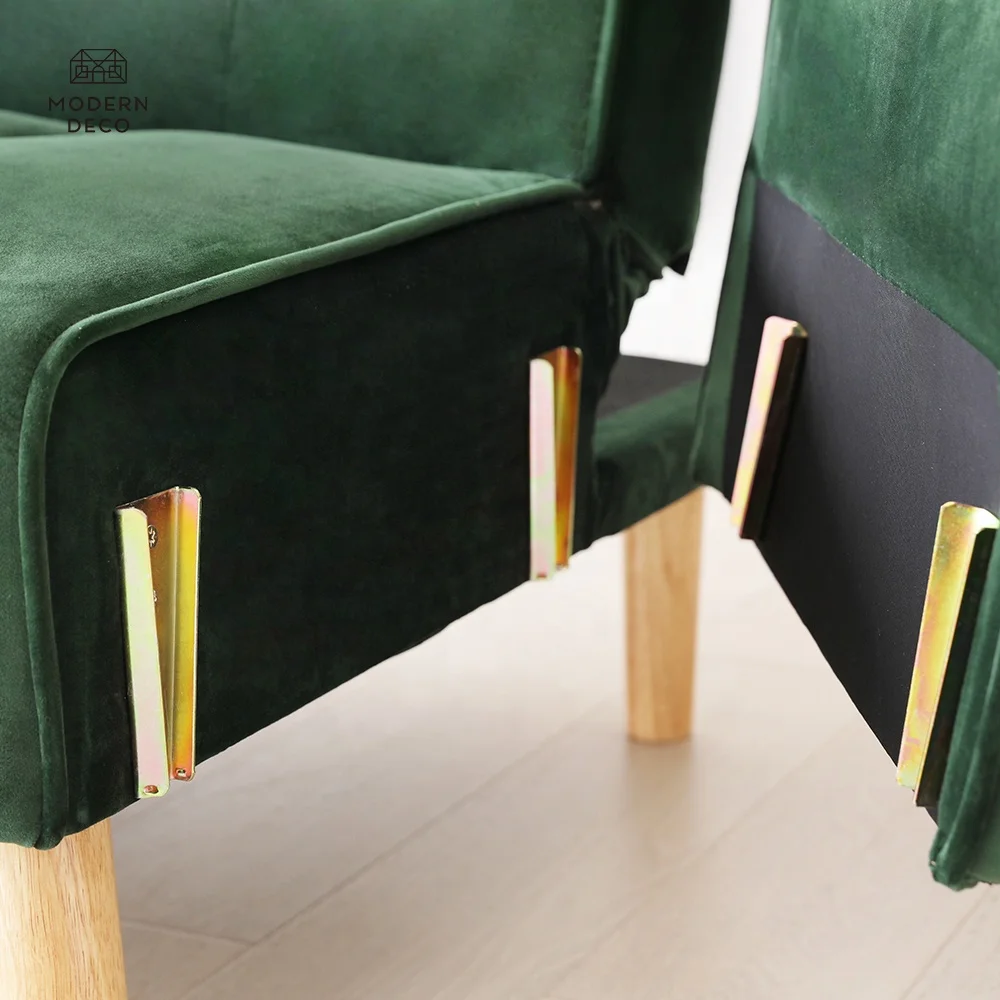 Premikljiva krevetna sofa Living Room Sofas Divano Letto 2 Posti Canape Lit Futon Modra roza Zelena Sametna Sofa Cama