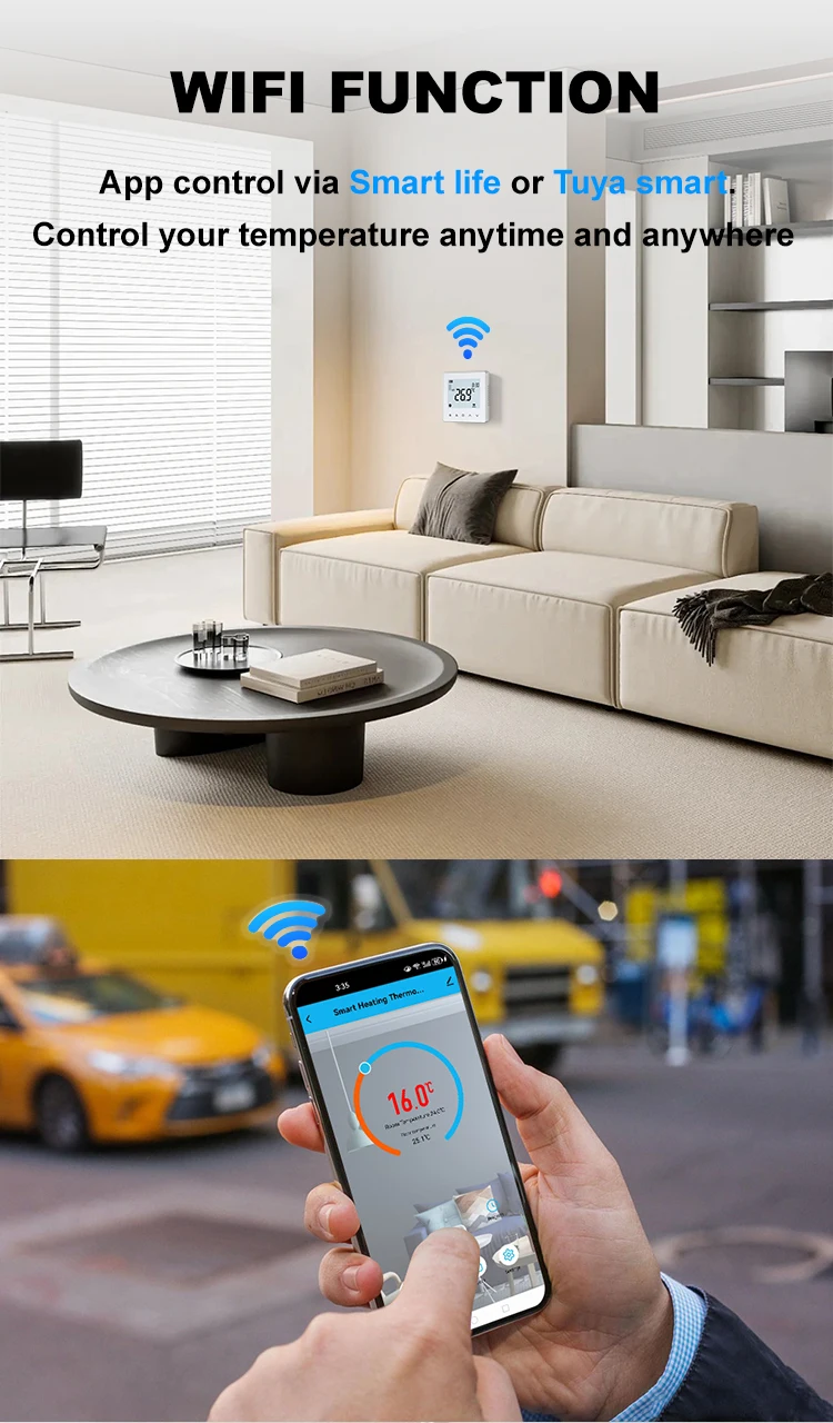 Wifi Digital Fan, IOS, 24VAC, PC - detail 2