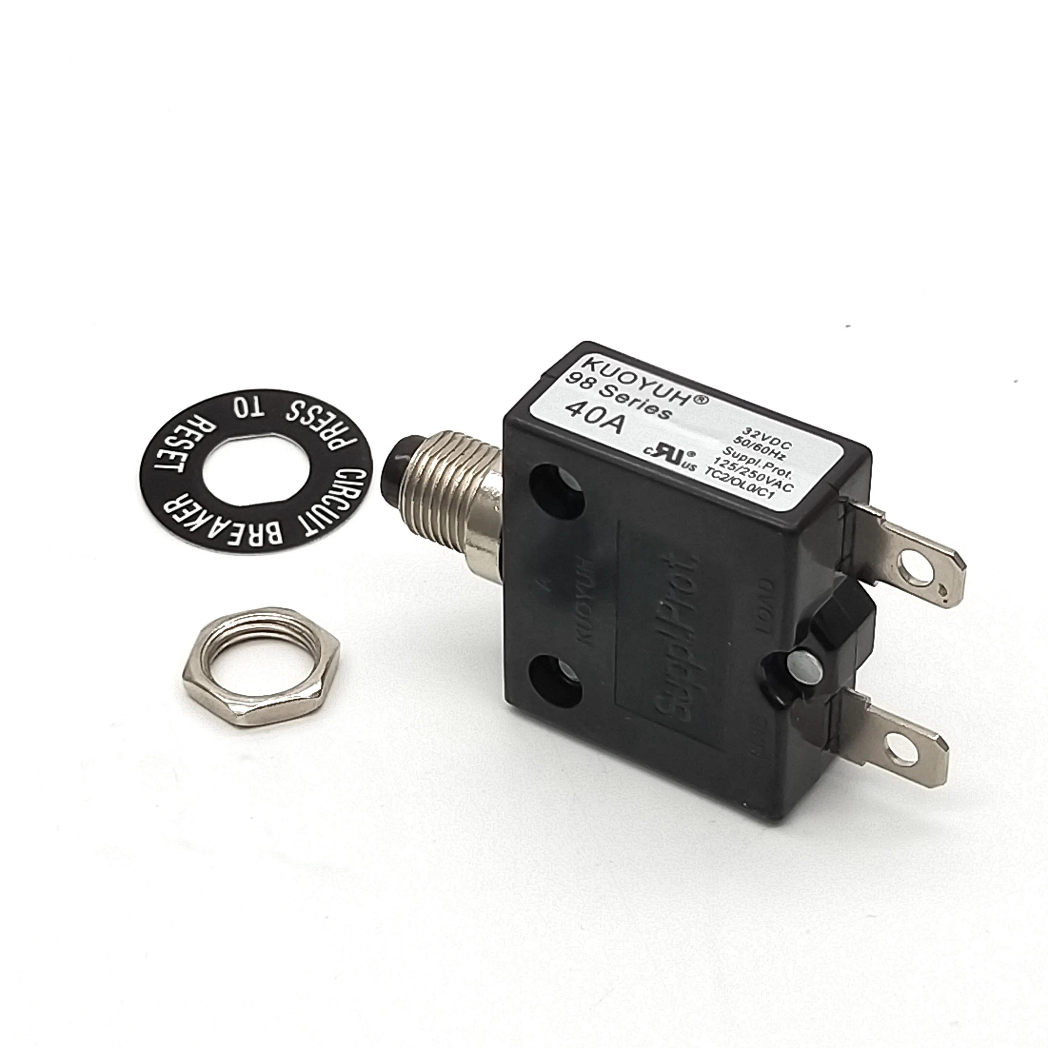 Motor Protection Switch 13A/250V With Plug-Ins And Fastening Nut 