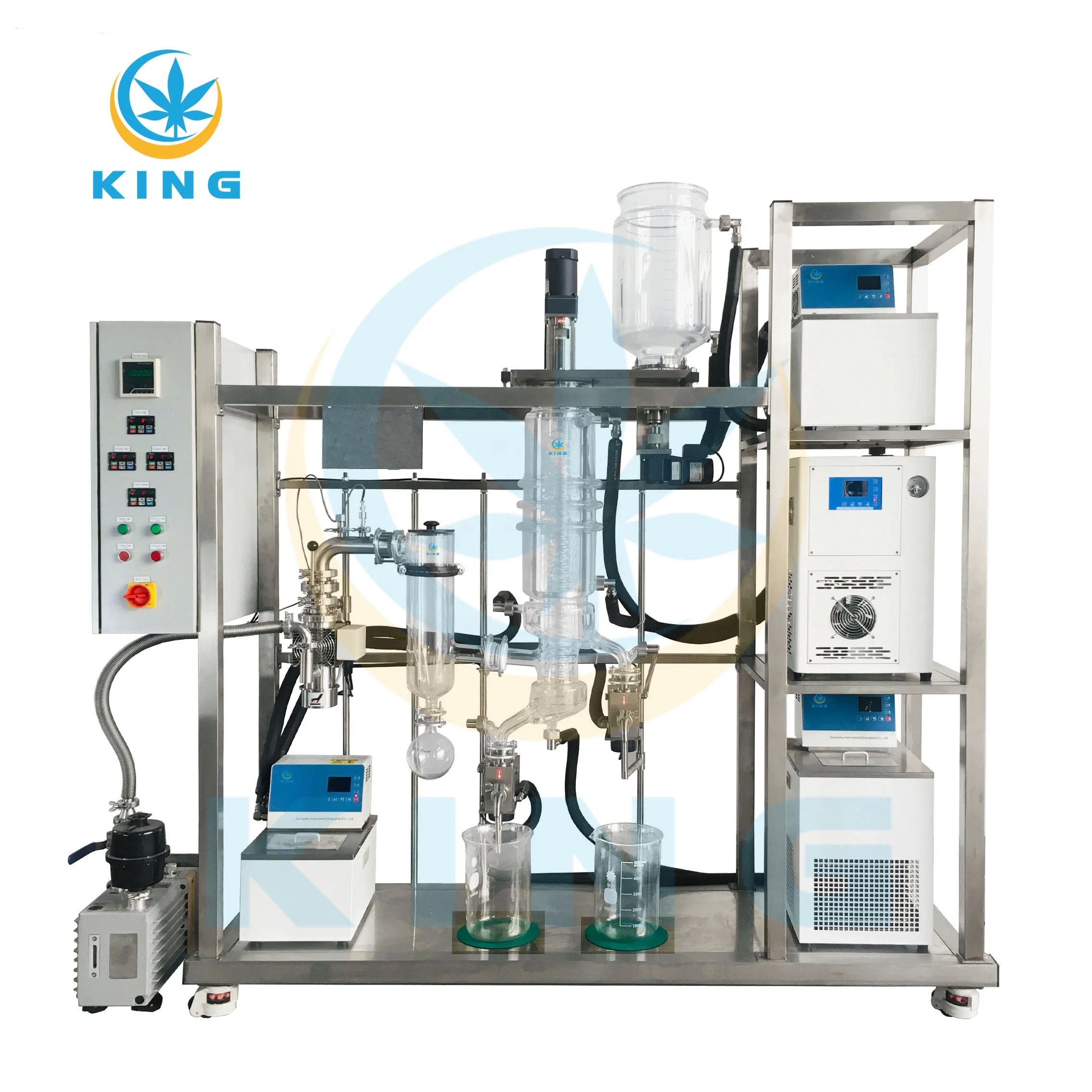 Molecular Distillation Industrial Spinning Band Distillation GMD150 Distillation Machine For