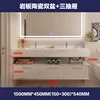 150 cm filled honeycomb aluminum-double basin countertop with dr