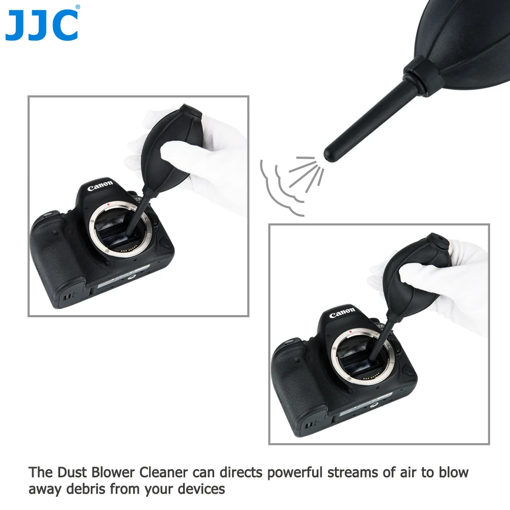 JJC Camera Dust Air Blower Cleaner to clean cameras, lenses, keyboards, televisions, monitors, LCD screens etc