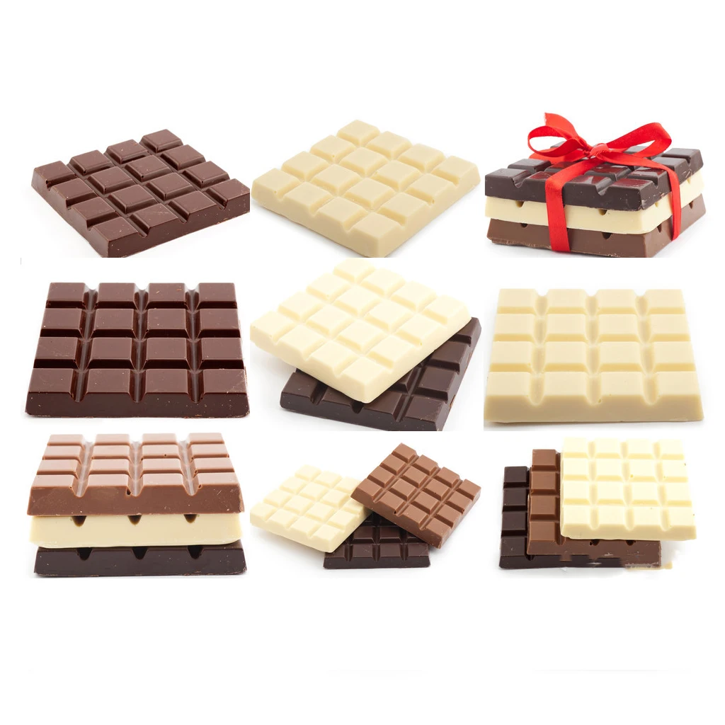 Wholesale Custom Private Labels 100% Cocoa Butter Dark White Chocolate Bar,Chocolate Candy and Chocolate Ball Snacks HACCP