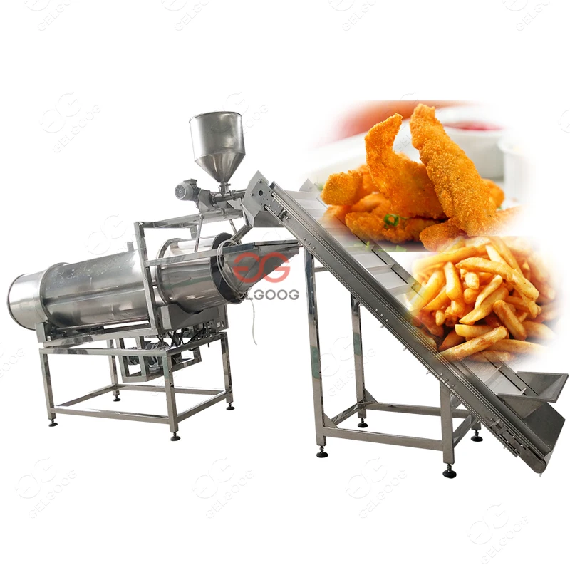 Snack Flavoring Line Drum Coating and Seasoning Machine for Snack Food