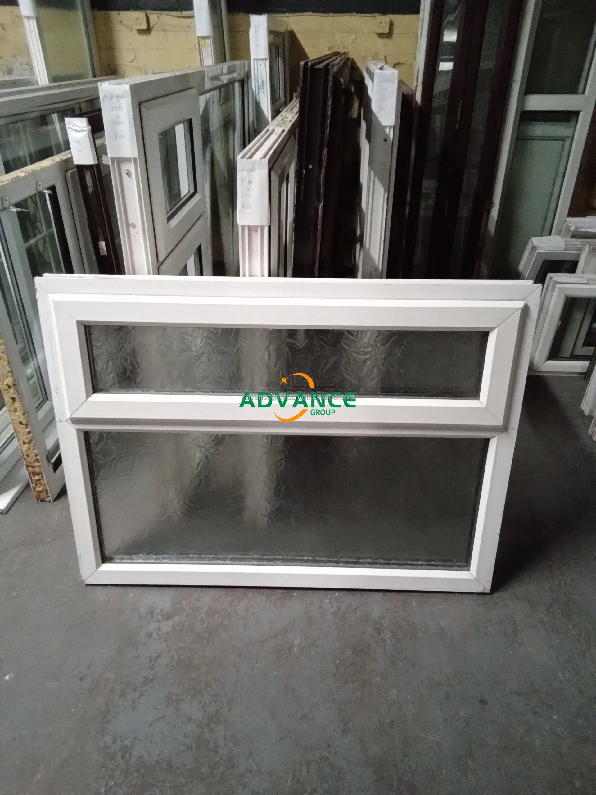 Awning Pvc Window Profile Upvc Door Frame Sliding Large Double Glass ...