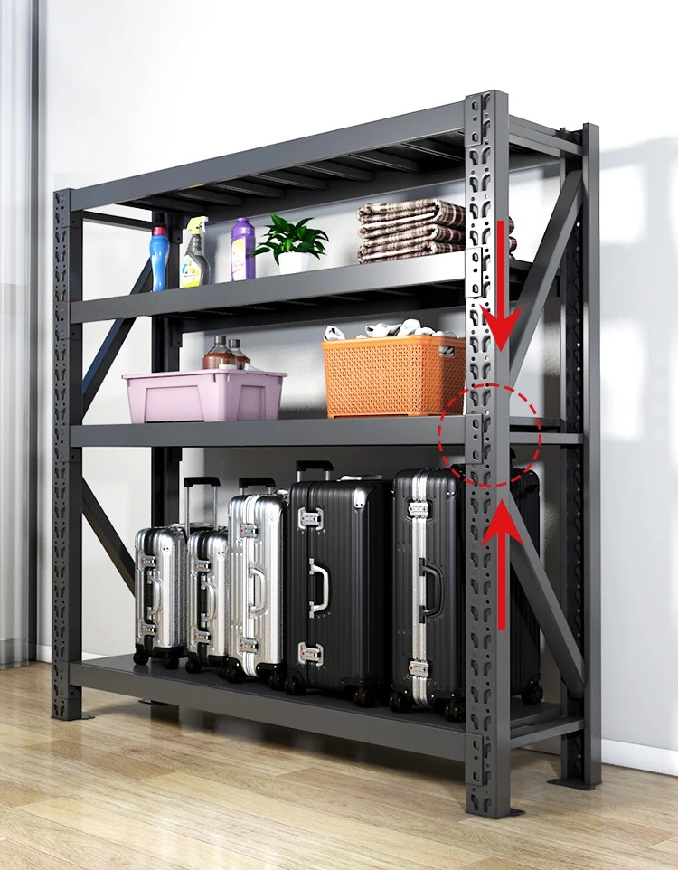 Customizable Industrial Steel Metal Shelving Shelves Adjustable Bolts ...