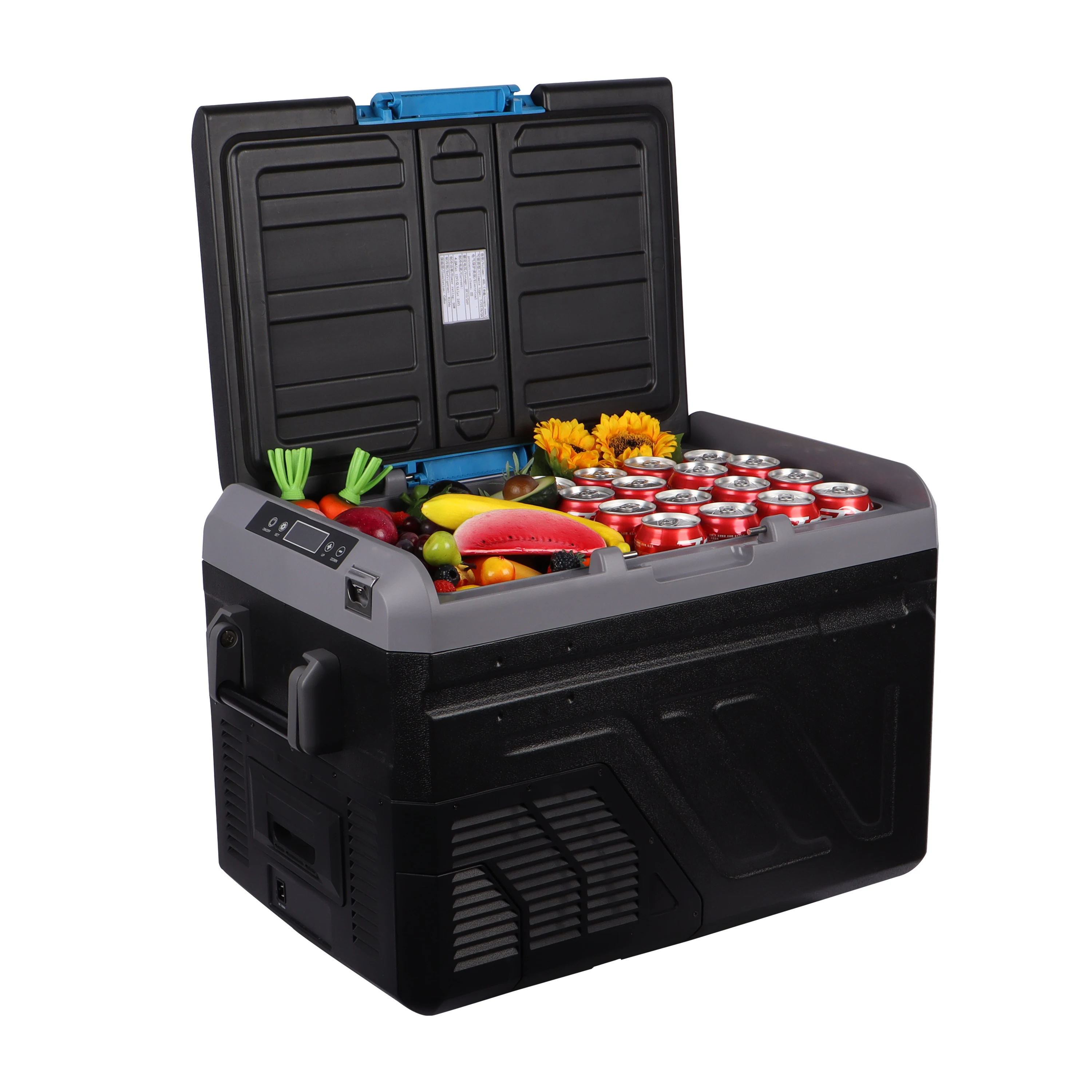 High Quality 40L  DC Mini Compressor Fridge Camping Outdoor Mini Freezer Car Fridge with Battery