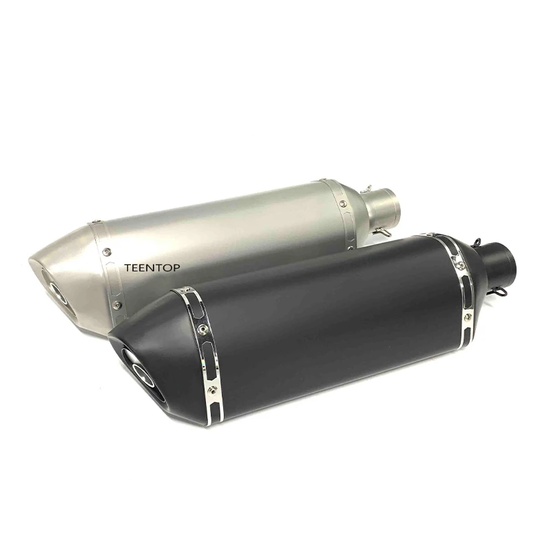 470 мм универсальный глушитель для мотоцикла с круглым дБ 51 или 60 5