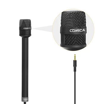 Comica HRM-S Handheld Reporter/Interview Microphone Cardioid Condenser Vocal Microphone for Recording Speech Reporter detail image