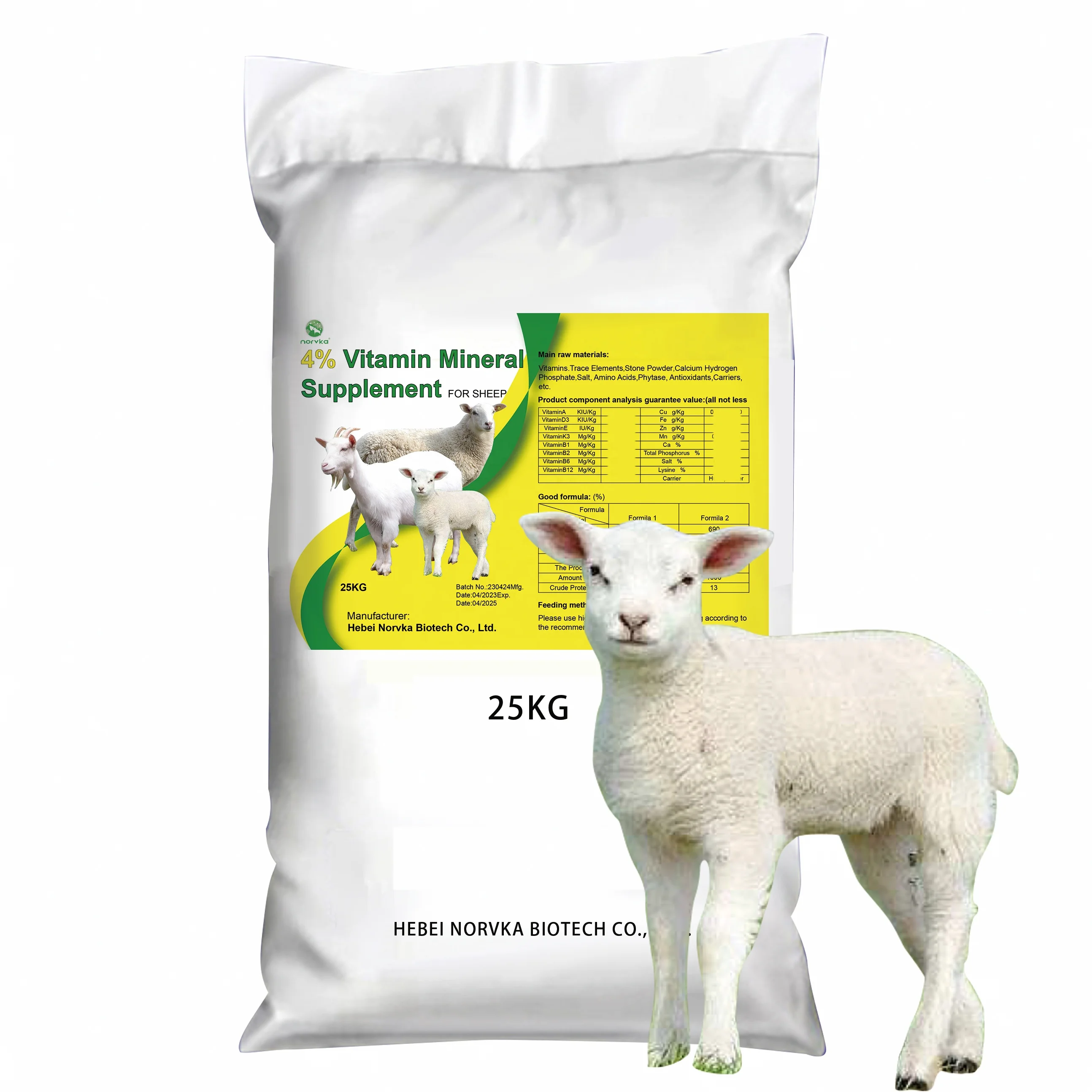 Sheep&goat Feed Premix Ad3e Vitamin Supplement For Growth Fast - Buy ...