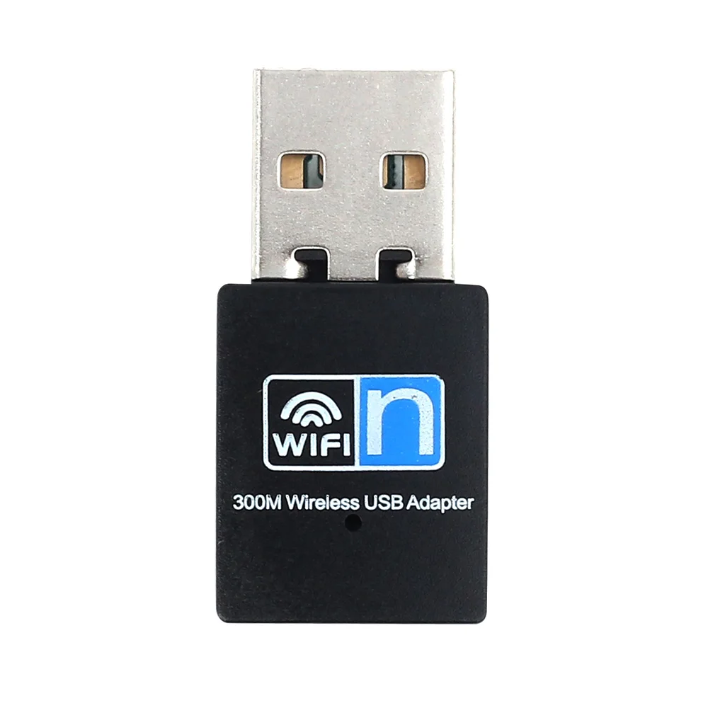 300Mbps USB Wireless WiFi Network Receiver Card Adapter For PC Desktop Windows 