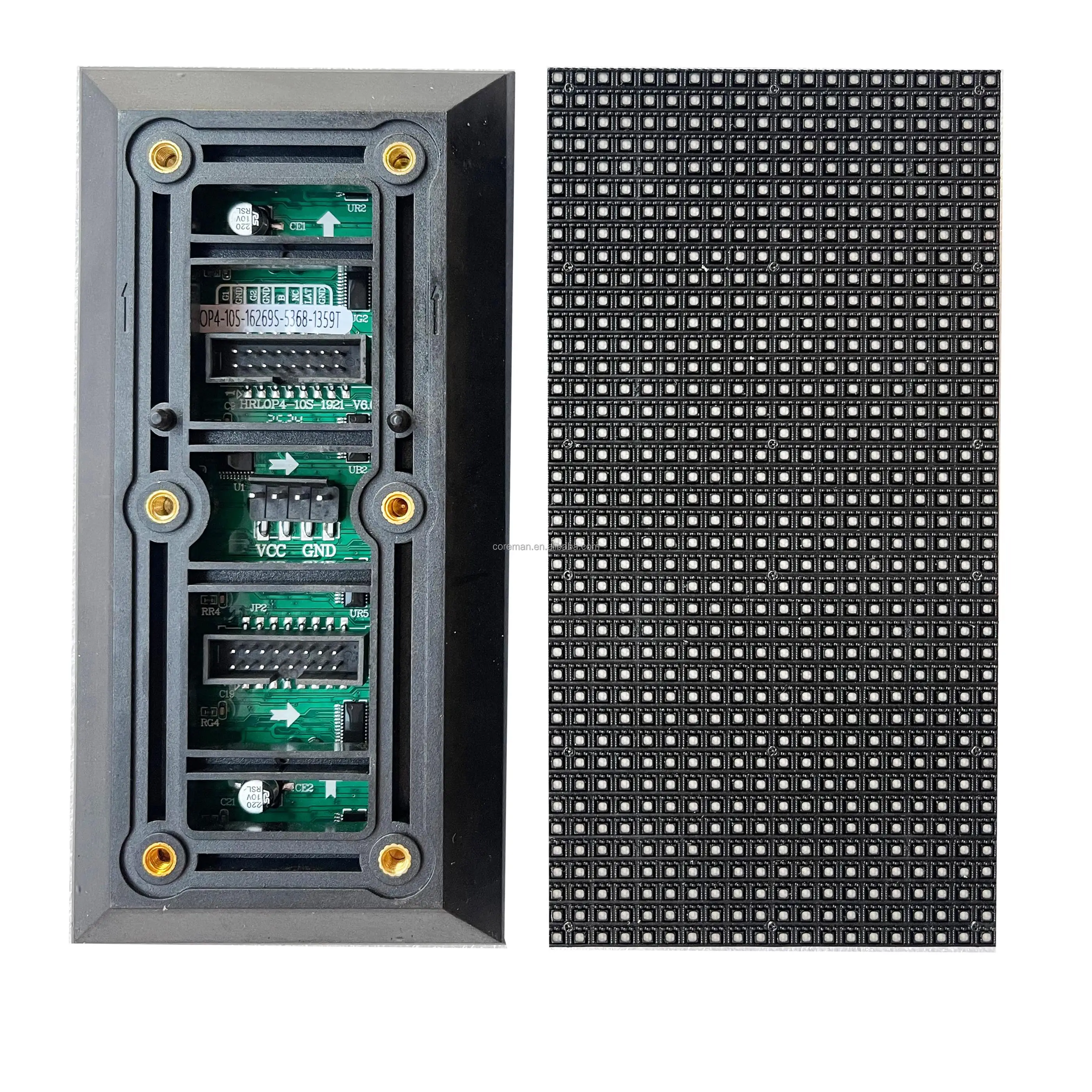 P4 Outdoor Led Module 80x160mm 20x40mm for Curve Building Led Display ...