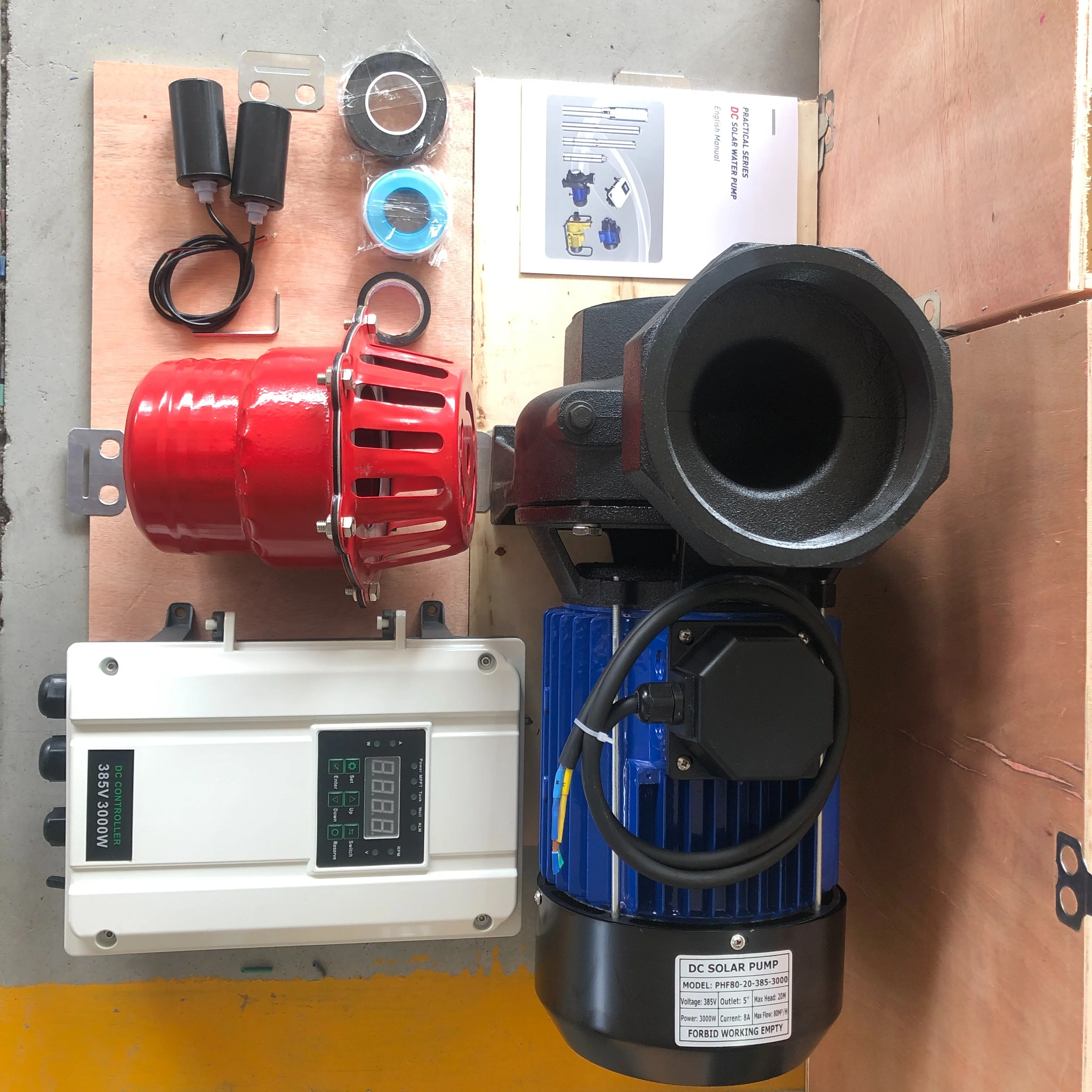 High Flow 4inches 3HP Surface DC Solar Water Pump for Agriculture