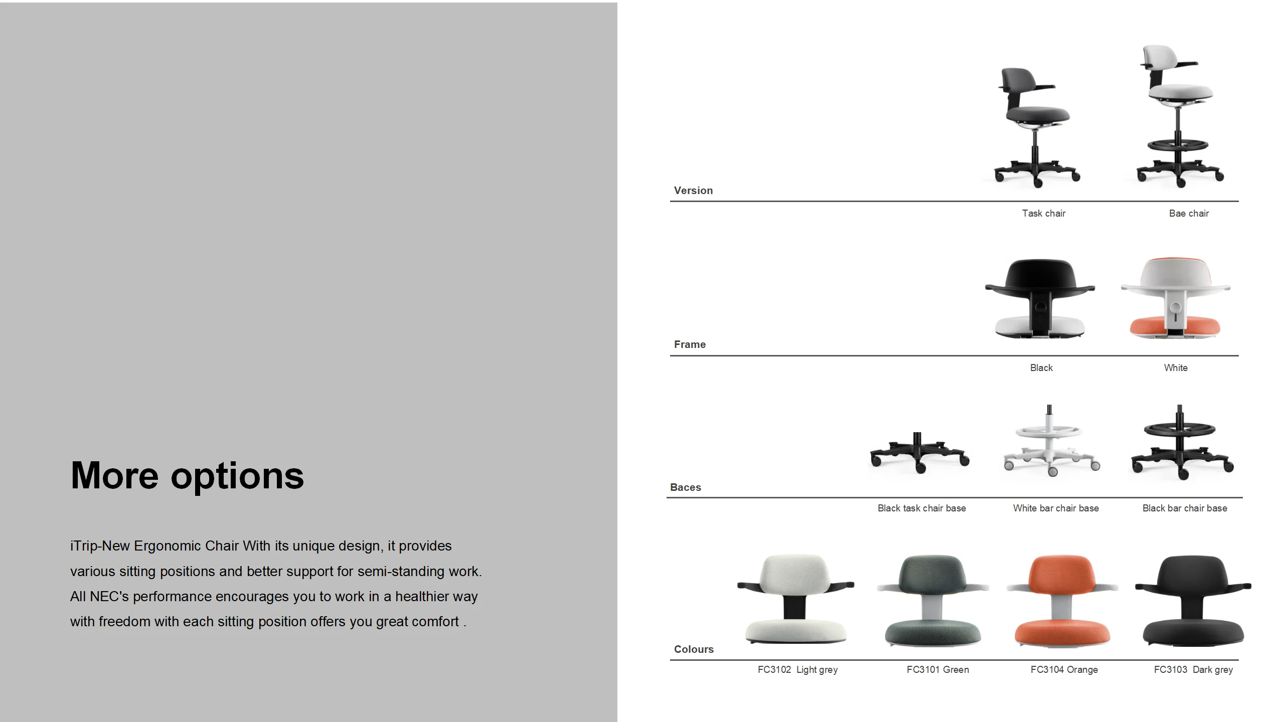 Height Adjustable Ergonomic Chair factory