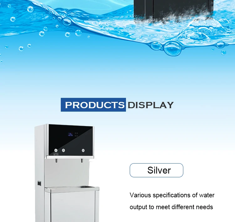 Hot Cold Water Dispenser Commercial Stainless Steel RO Purifier Drinking Machine With Bottle Filling Station Factory Price manufacture