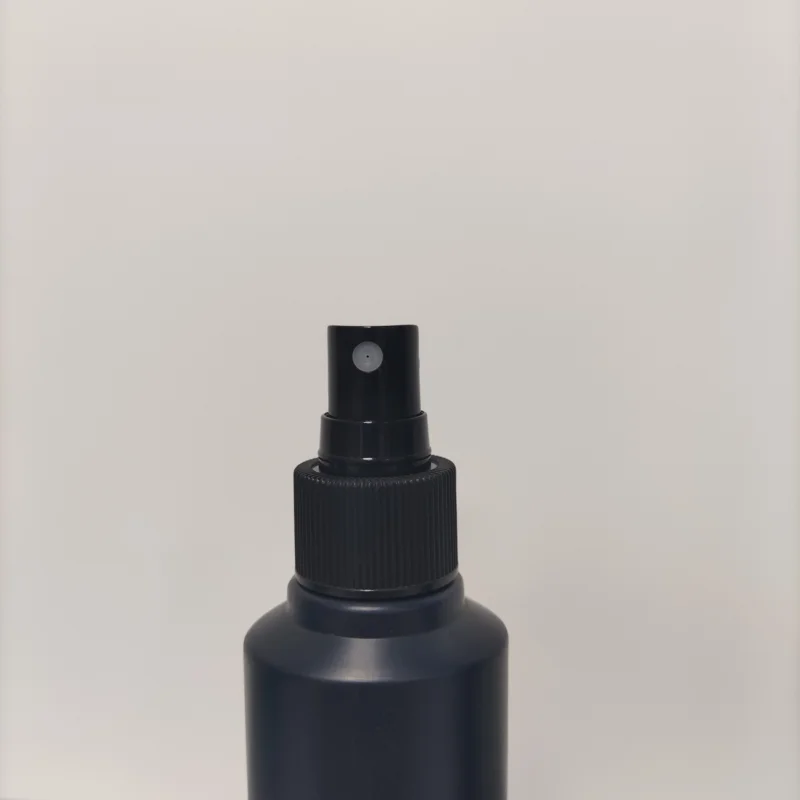 Factory Direct Empty 150ml HDPE Black Spray Plastic Bottle With Mist Sprayer