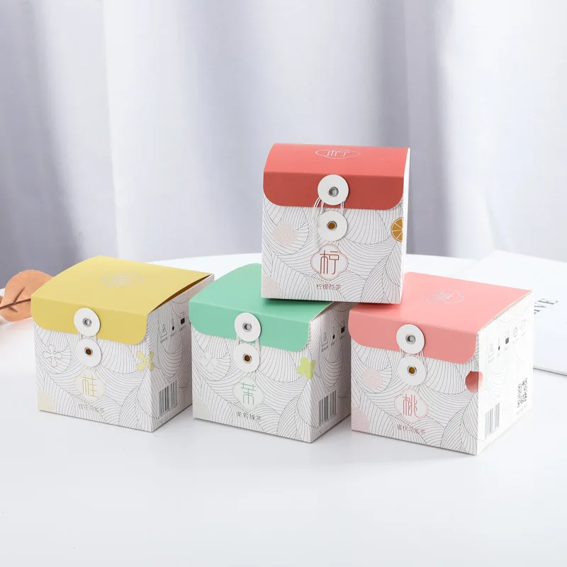 Customized Paper Printer Packaging Box with String and Button Closure