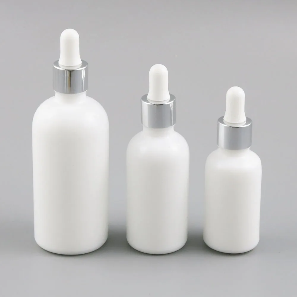 Essential Oil Sample Glass Dropper Bottle Serum 1oz 30ml White Glass
