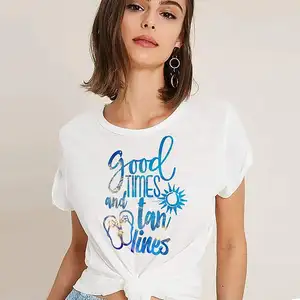 Cheap Sticker Wholesale Custom Printing Designs Logo Plastisol DTF Ready To Press Heat Transfer Labels For T Shirts Clothes