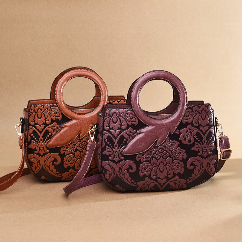 Customized Fashion Flower Printed Bag Durable Stylish