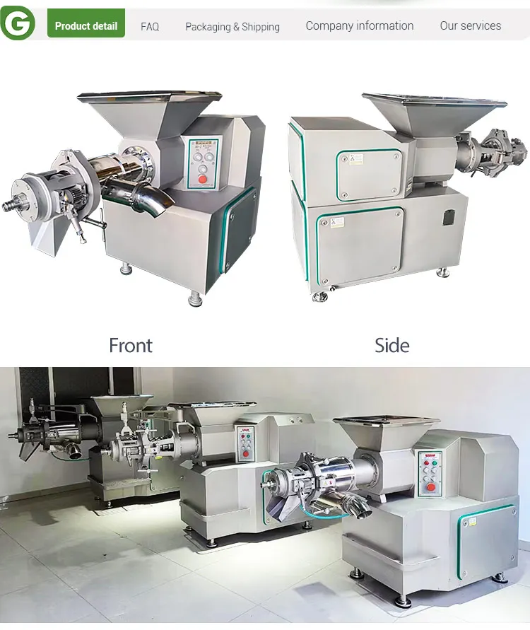 Mechanical Deboned Deboner Beef Chicken Wing Meat And Bone Separator ...