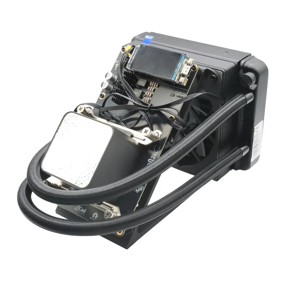 Bitcoin Solo Miner Bitaxe NerdQaxe++ 6T 100W Hydro ASIC Home Mining Rig