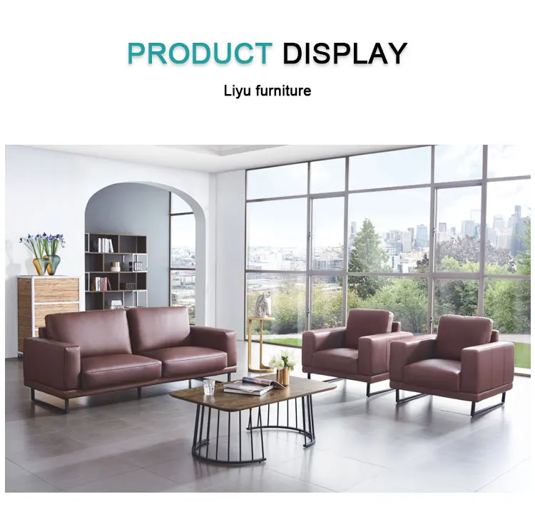 Liyu Furniture Modern Design Office Reception Sofa Set Commercial Grade ...