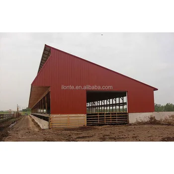 Structure Buildings Cow Dairy Cattle House Shed Farm Calf Raising Pens ...