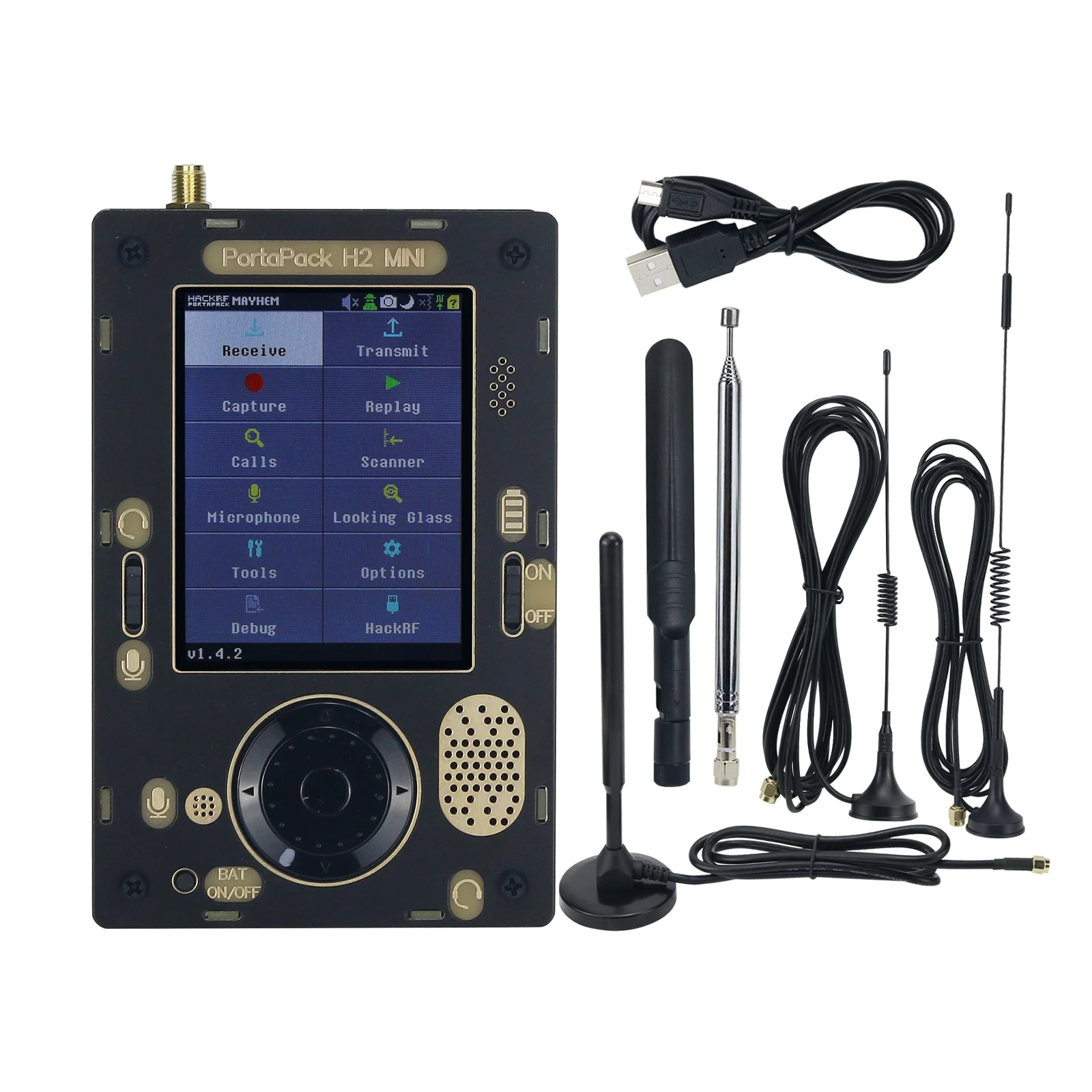 Portapack H2 Mini with Hackrf One R9 V2.0.1 SDR Receiver