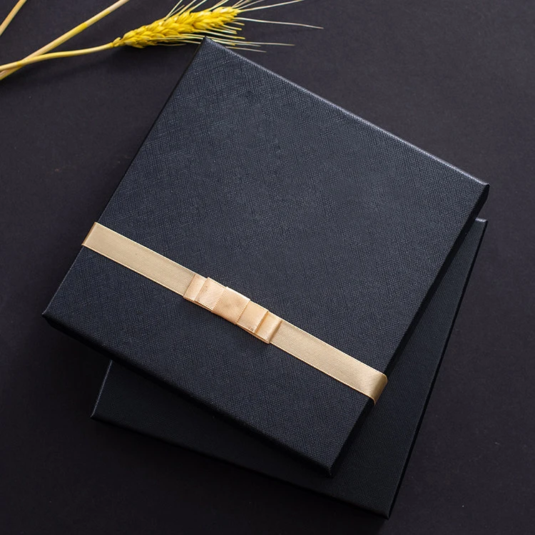 Elegant Design square Round Paper Cardboard Christmas Gift Chocolate Box with Lid Exquisite Chocolate Packaging Box