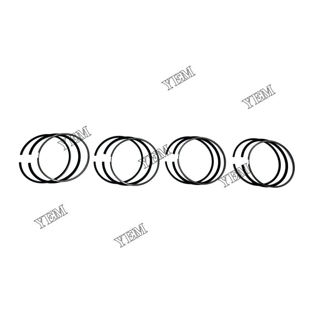 4 Set Piston Ring 0.5mm for Kubota V1505 Engine Parts (Fit One Engine)