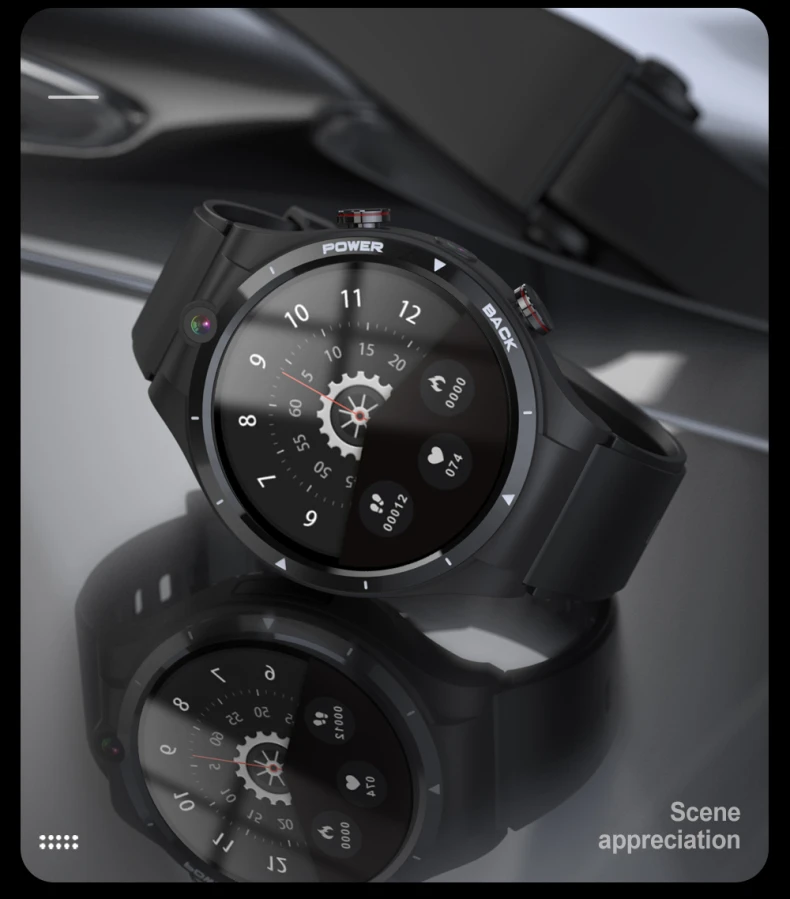 Source LEMFO LEM 15 Smartwatch 4G Android 10.7 MT6762 Octa-core 