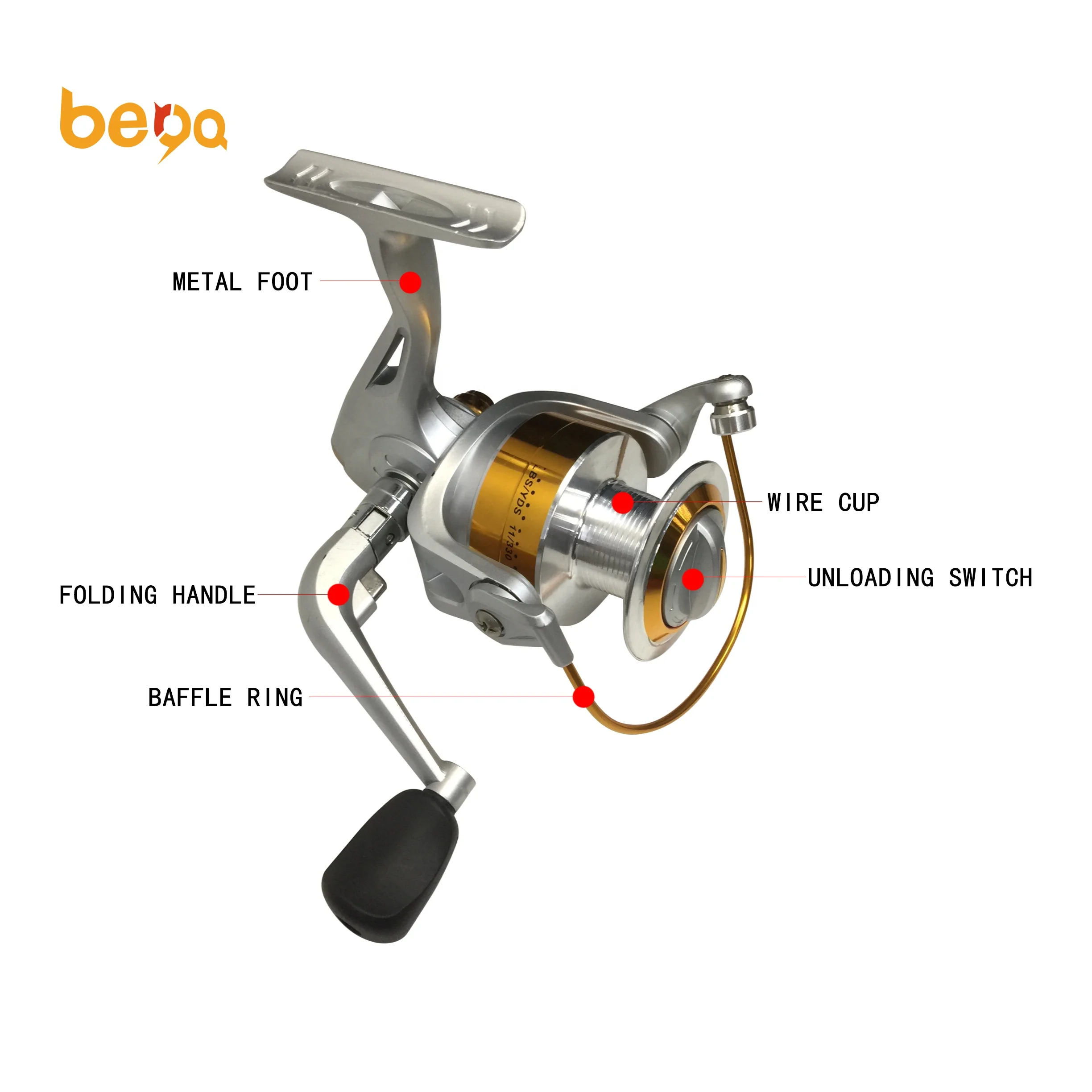 High Speed Ball Bearings 12 Bearing Left Right Fishing Spinning ReelHD1000-7000 