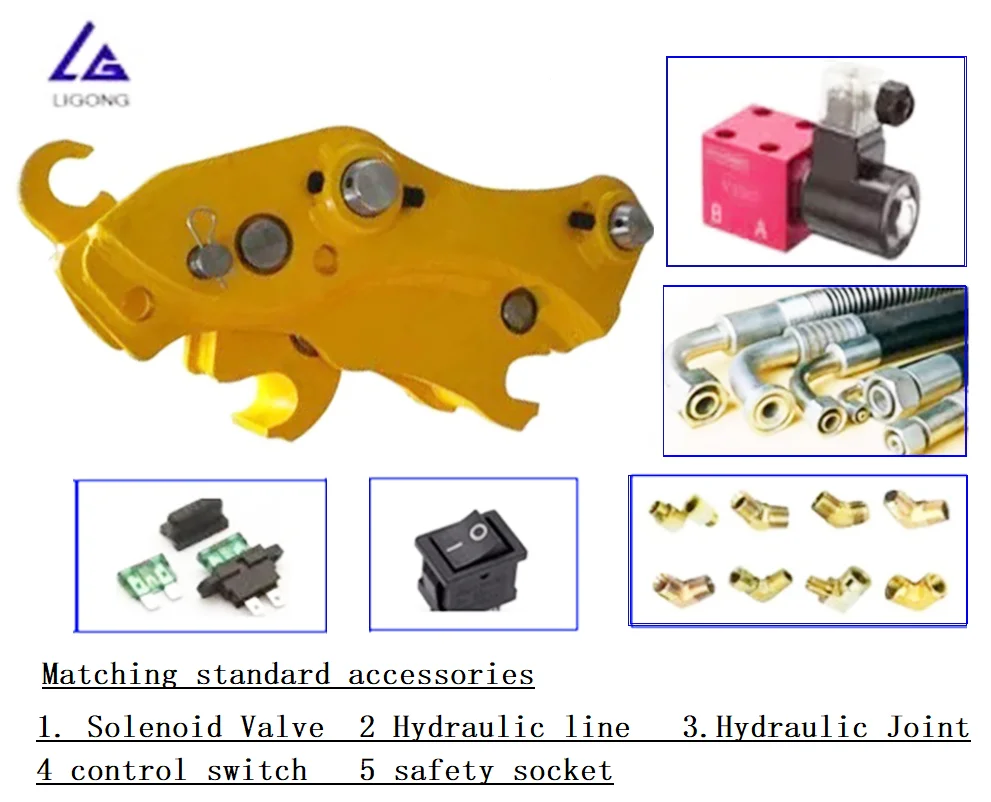 Quick Hitch Coupler Backhoe Loader Attachment