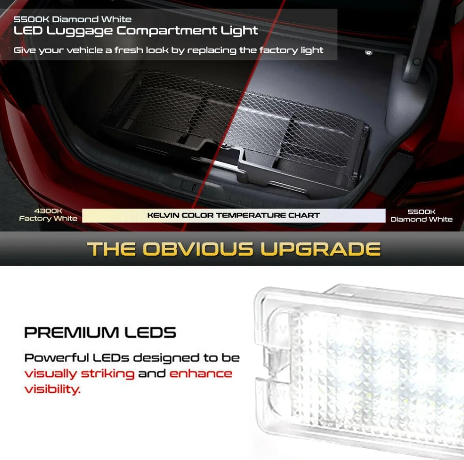 パーツ  LUGGAGE COMPARTMENT LIGHT LED LED Luggage Compartment Light for Kia and PEUGEOT Cars