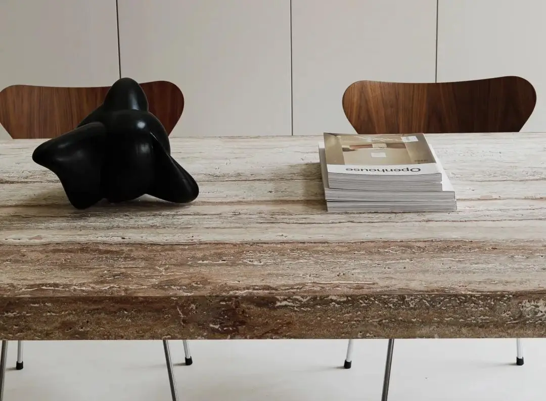 product modern silver grey travertine countertop natural kitchen island vanity tops and table tops 1 year warranty natural material-3