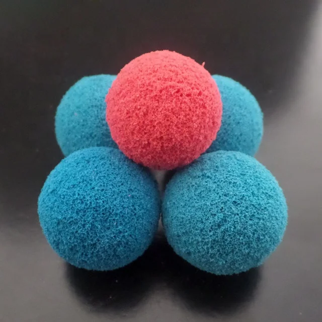 16-32mm small size rubber foam ball for condenser cleaning