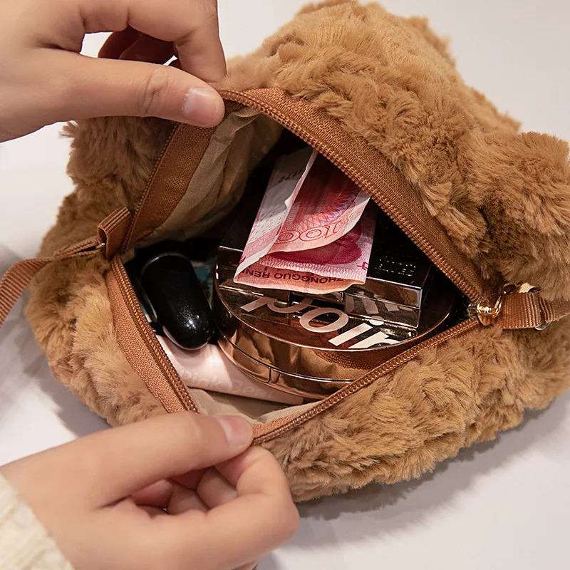New Design Plush Cute Bag Cuddly Plush Shoulder Bag with