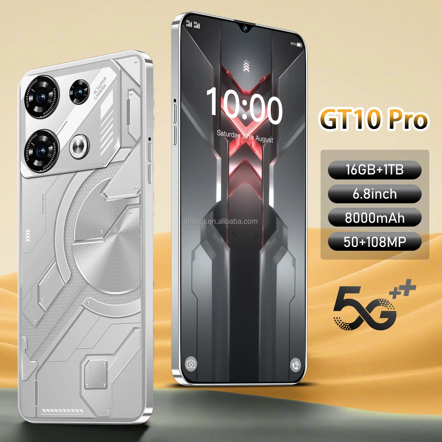Factory Directly Original GT10 Pro 16G+1T Telefon 5g Smartphone China Mobile Phone 4g Android Smartphone